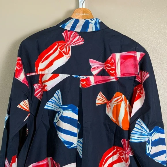 Anthropologie The Soren Long-Sleeve Shirt Dress by Maeve - Picture 13 of 16